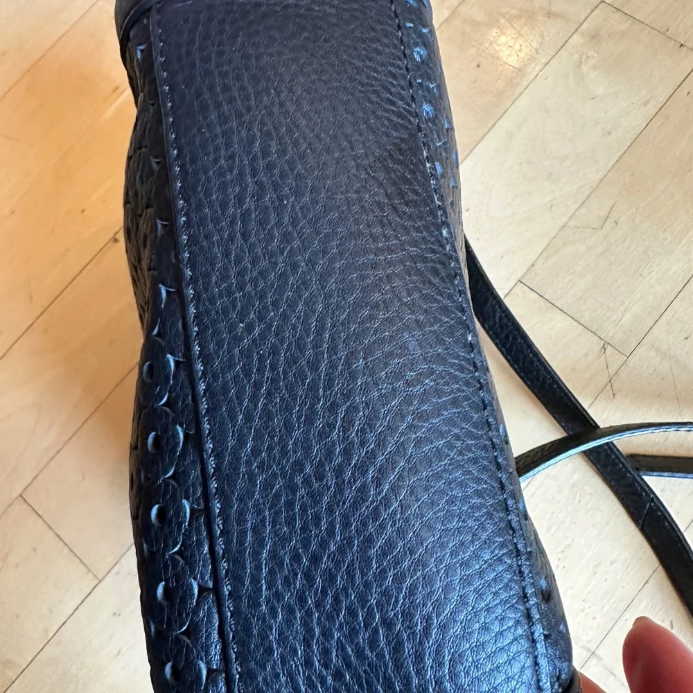 Kate spade black perforated  crossbody bag, CB2419 - Picture 5 of 12